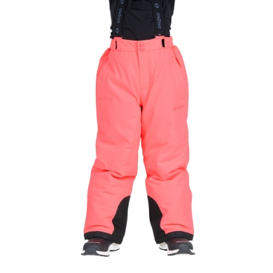 Zigzag Winter Ski Trousers ProvoW-PRO 10,000 (waterproof, breathable, snow gaiter) pink children